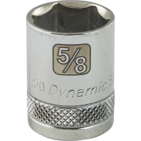 Dynamic 3/8" Drive, 5/8" SAE Socket, 6 Points D008320